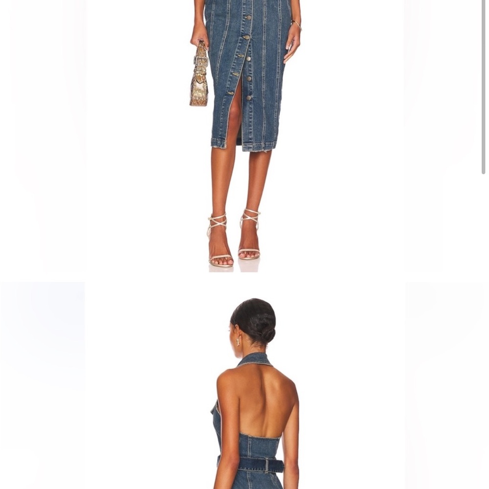 Retrofete Denim Midi Dress